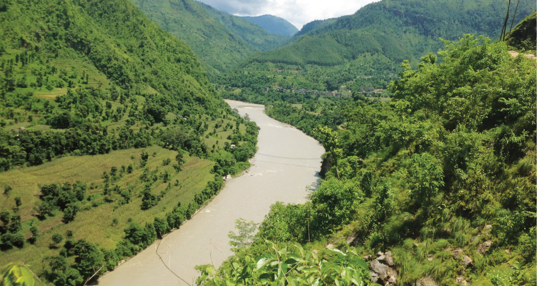 बूढीगण्डकीले दुई घर बगायो